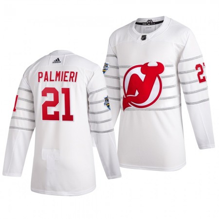 New Jersey Devils Kyle Palmieri 21 Wit Adidas 2020 NHL All-Star Authentic Shirt - Mannen